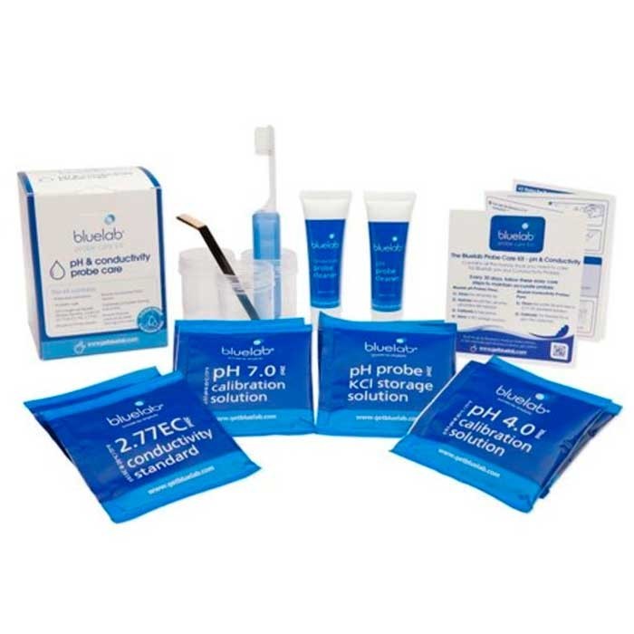 KIT DE LIMPLIEZA Y CALIBRACION ELECTRODO PH Y EC