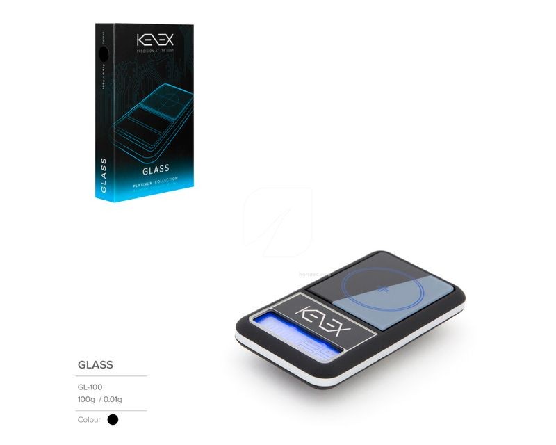 Báscula Glass Kenex 0,01-100 g