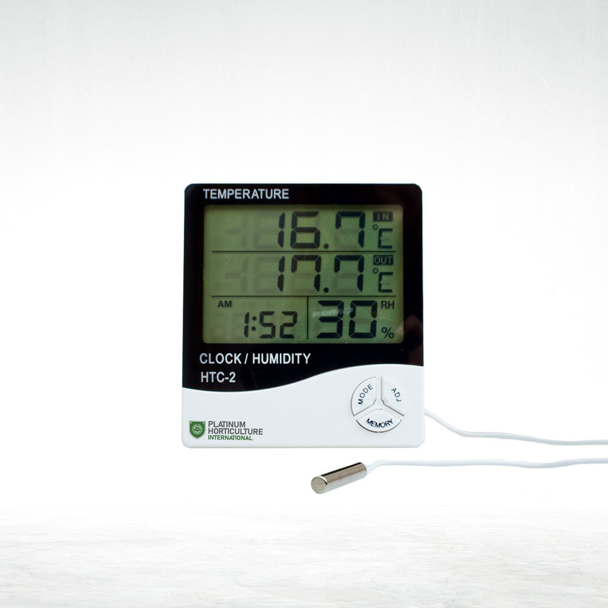 Termohigrometro pantalla grande Platinum ( con sonda )