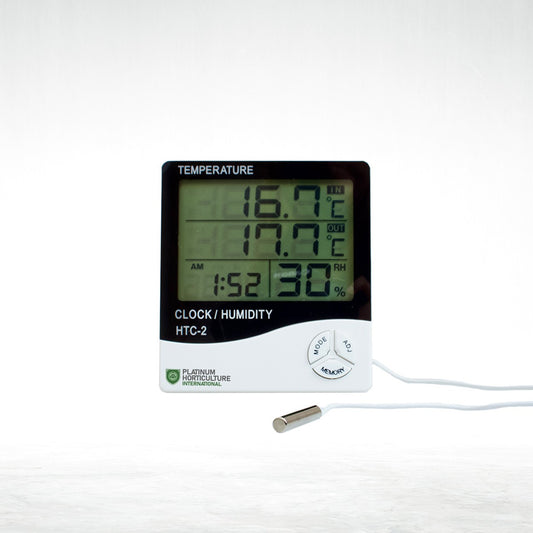 Termohigrometro pantalla grande Platinum ( con sonda )