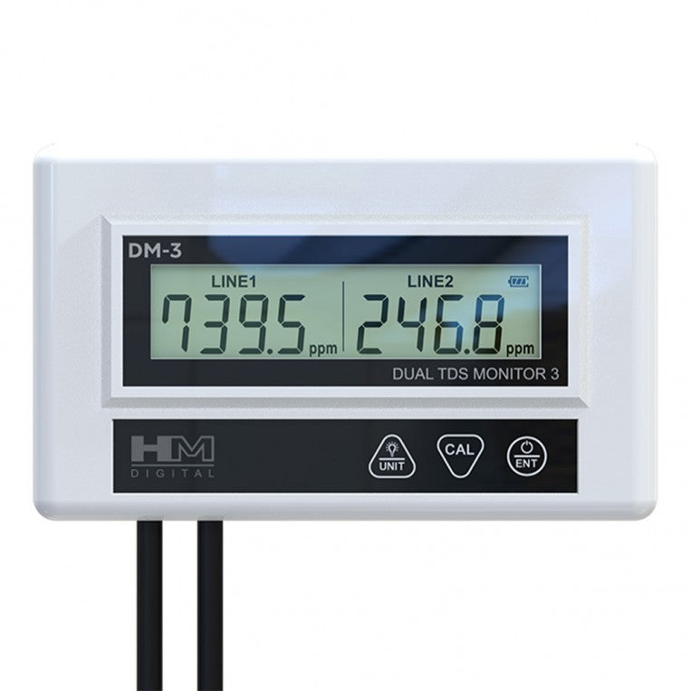 DM-3 Monitor en línea doble EC/TDS HM Digital