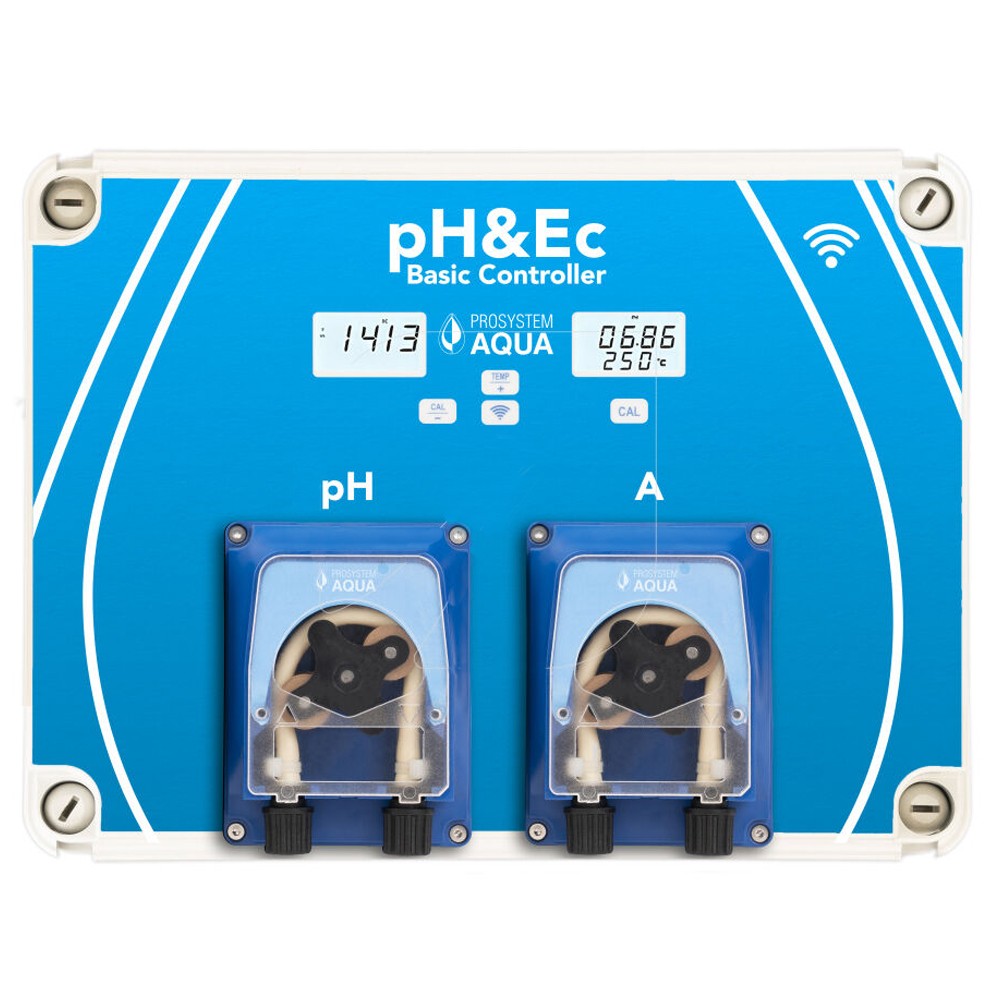Controlador automático básico de pH y Ec con conectividad WiFi
