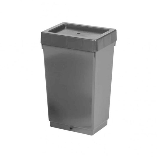 Depósito 47 L negro con arandela de 9 mm