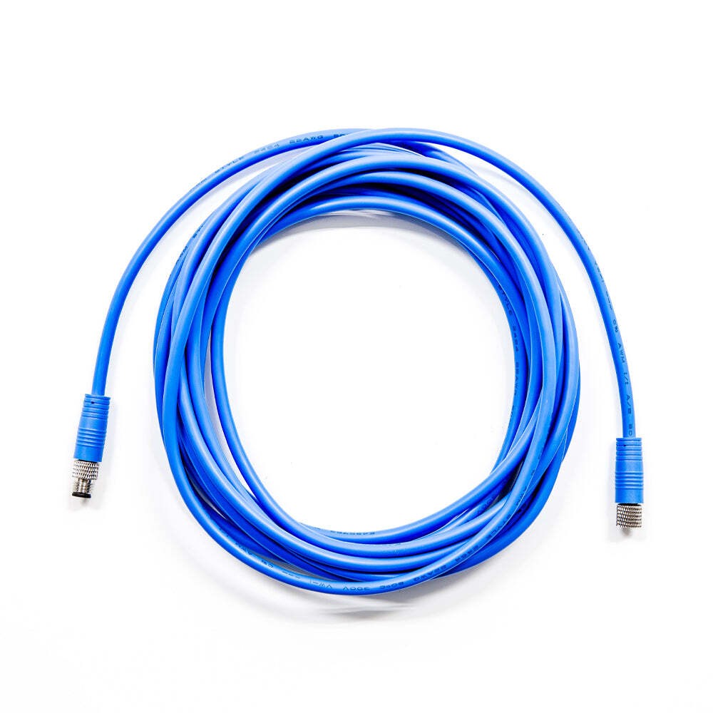 Cable M8 4Pin Macho a Hembra 5m 24AWG PVC Azul RAL5015