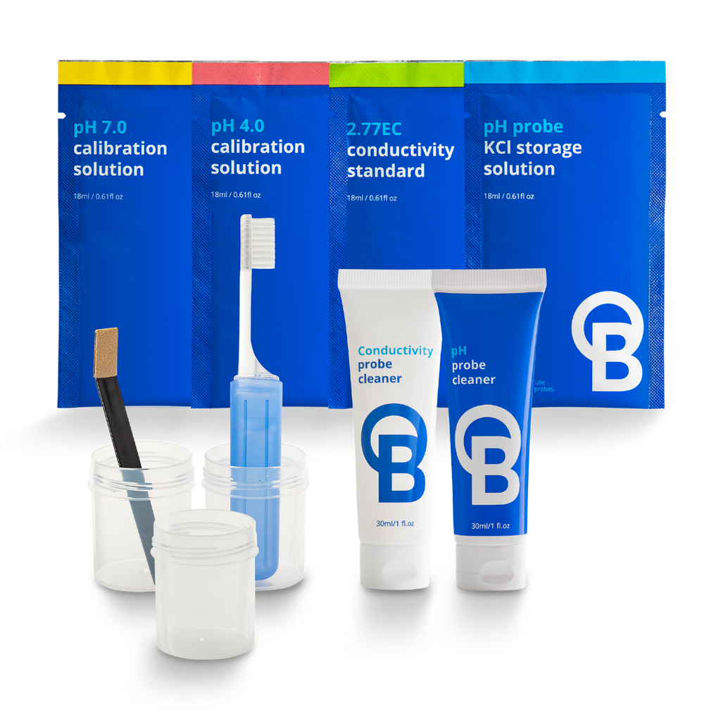 Kit de limpieza y calibración de pH y conductividad