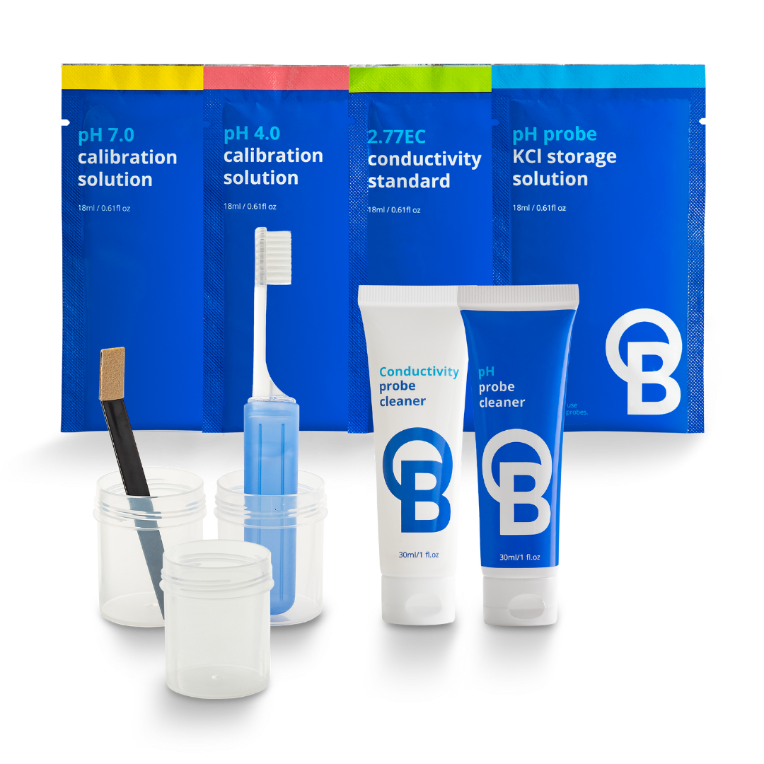 Kit de limpieza y calibración de pH y conductividad