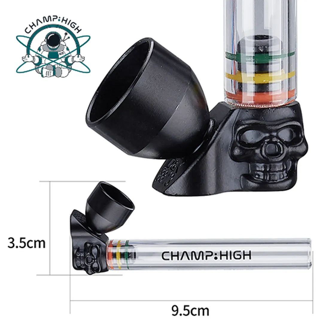 Pipa Cristal + Grinder