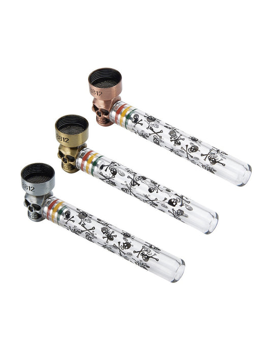 Pipa Cristal Calavera Champ High