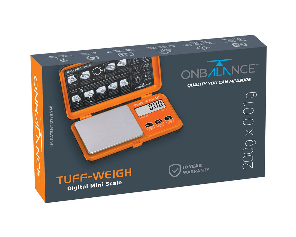 Báscula Tuff-Weigh Pocket 200 Naranja