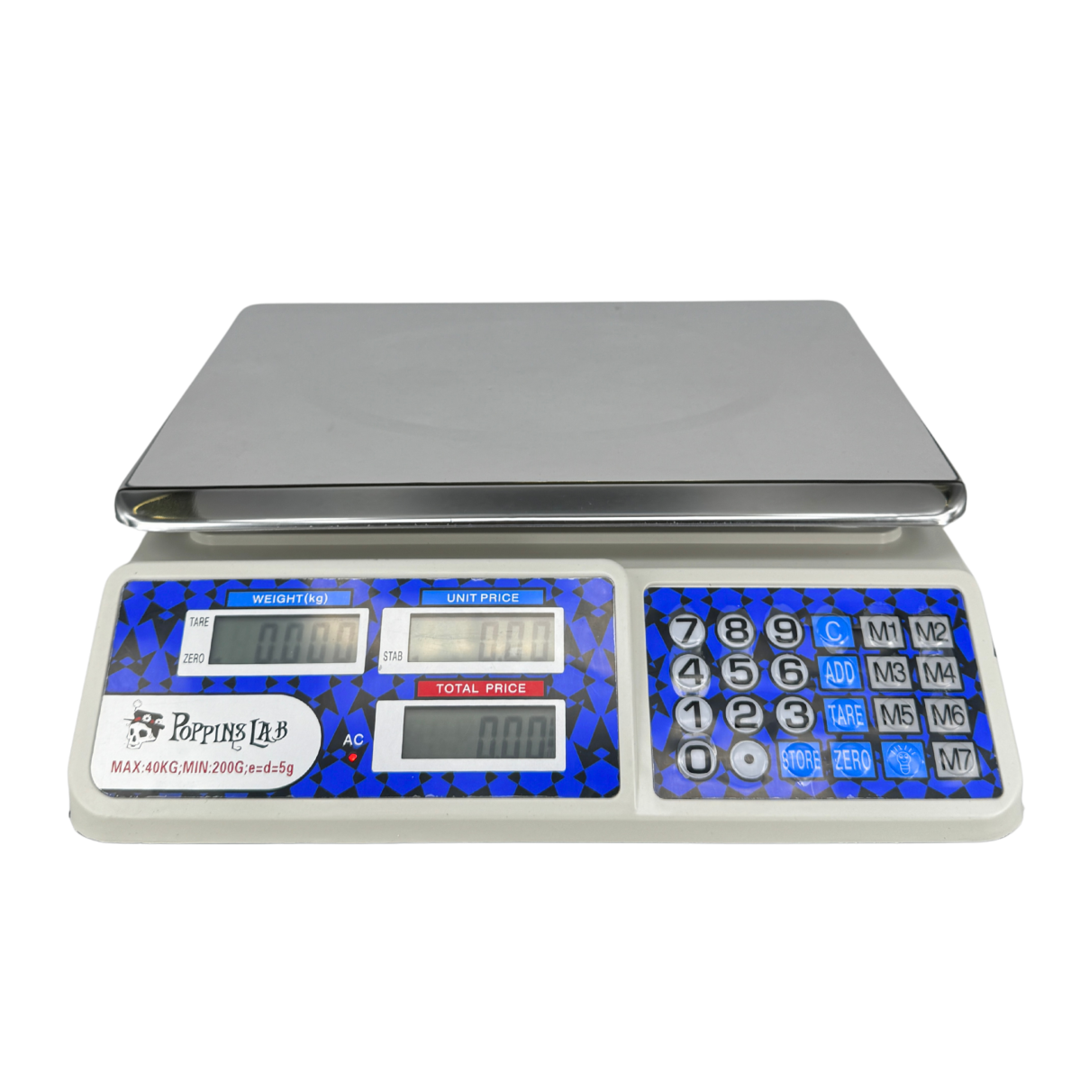 Báscula Digital Poppins Lab 200 g – 40 kg