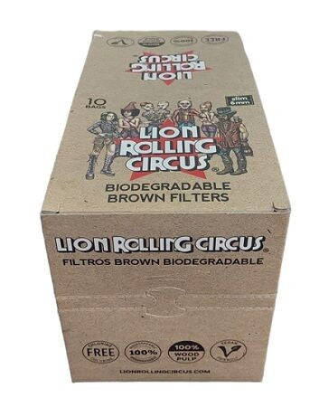Filtros Biodegradables Lion Rolling Circus