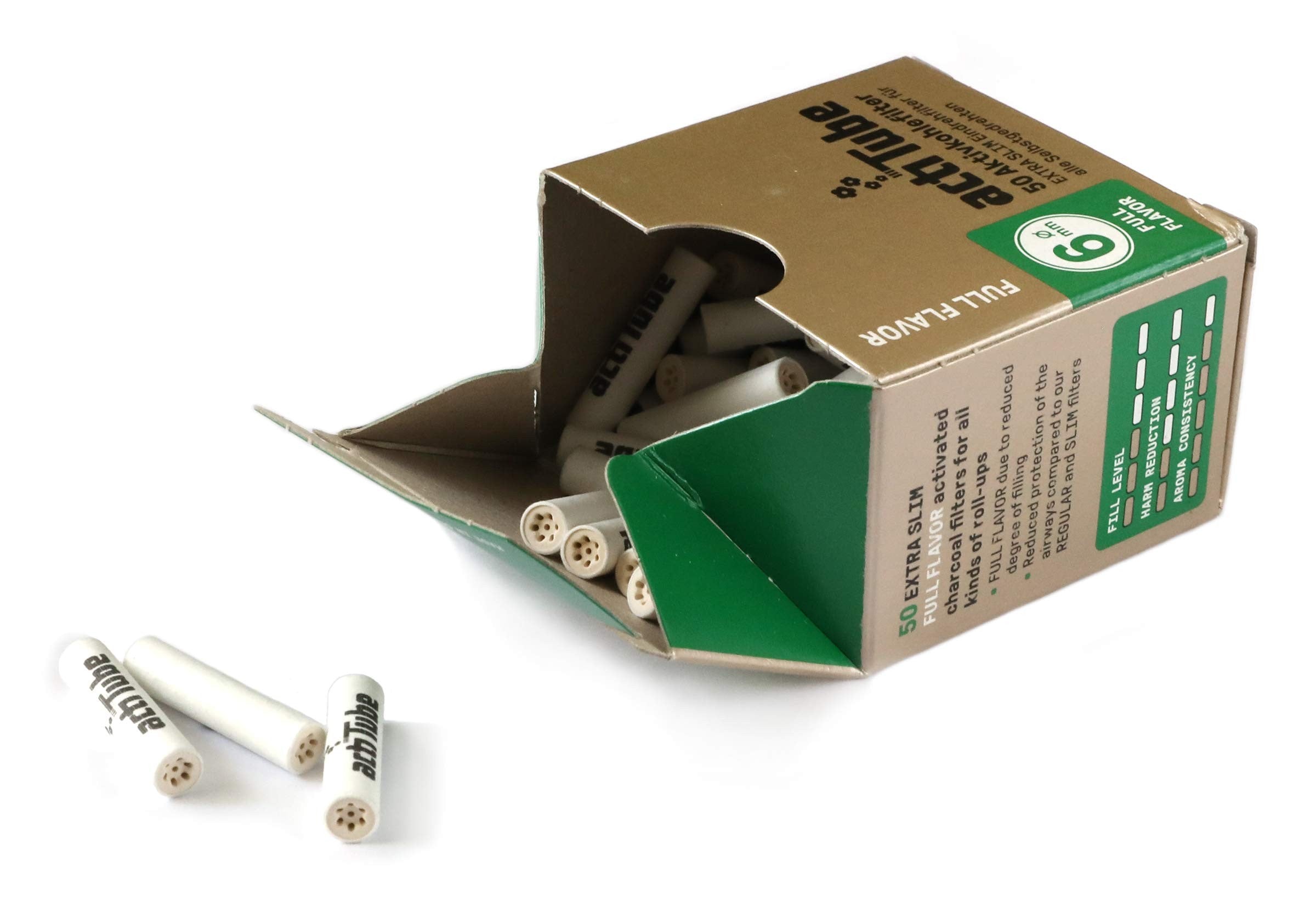 Boquillas ActiTube 6 mm Extra Slim 50 unidades