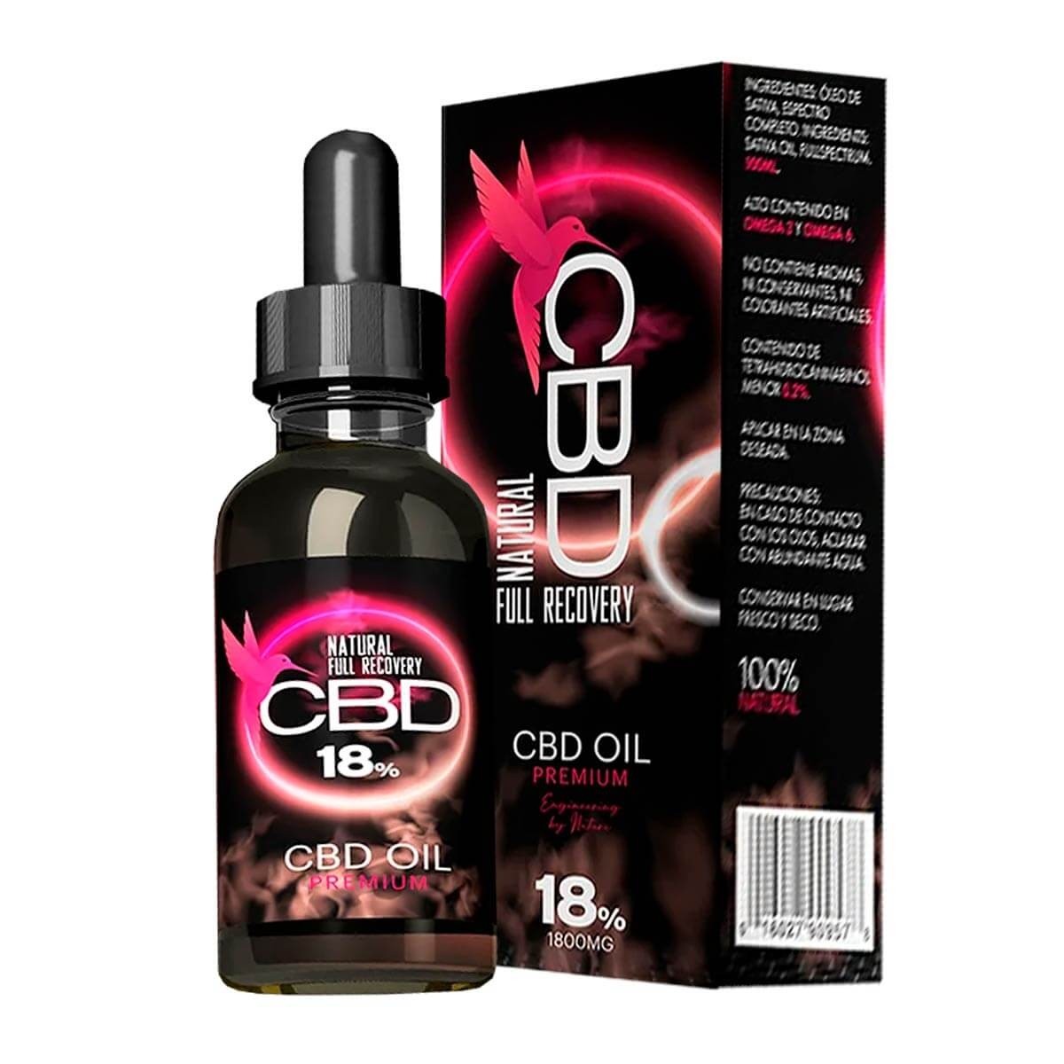 Serum CBD 18% 10 ml Natural Full Recovery