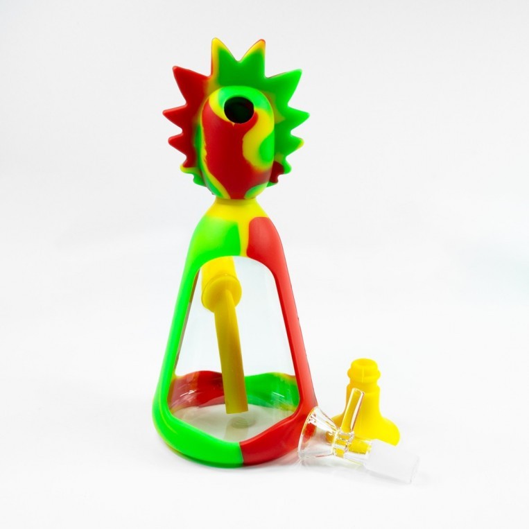 Bong Silicona R Rasta 19 cm