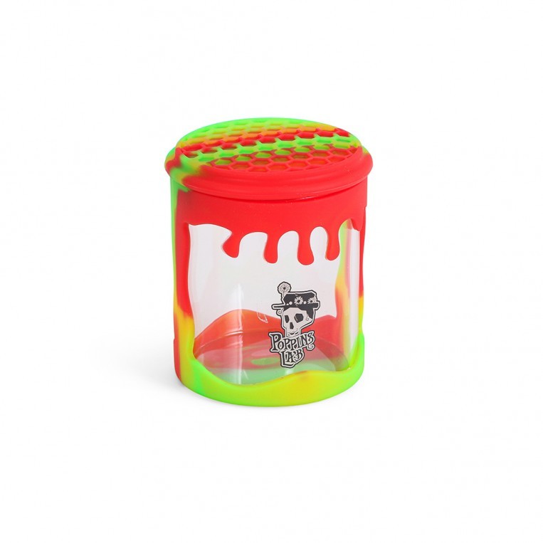 Bote Cristal y Silicona 100 ml Poppins Lab